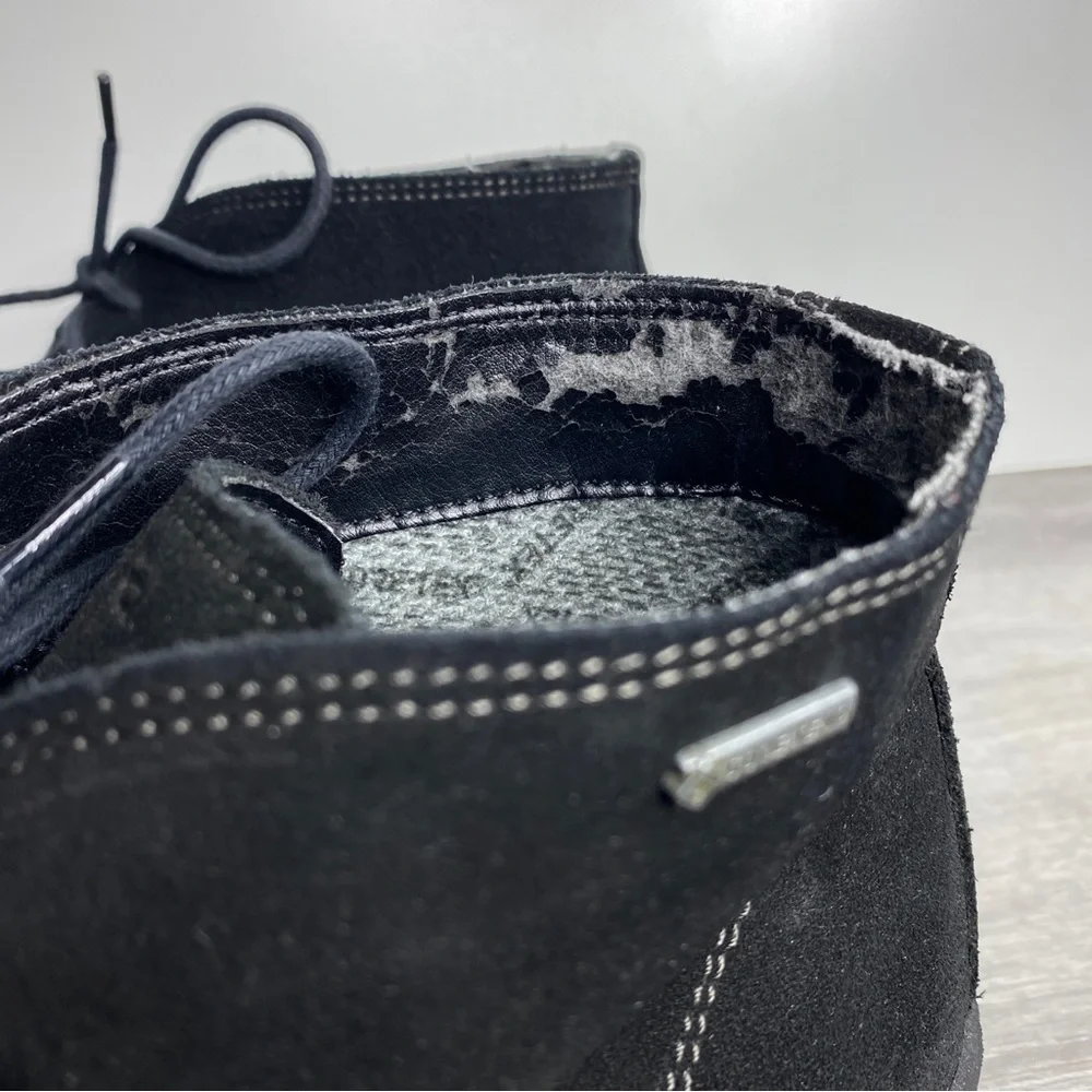 Men’s ara Made in Italy Goretex Lace Up Chukka Boot Black Size 40 / US 7